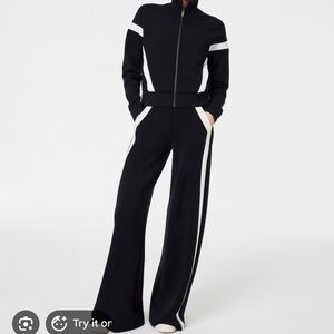 SPANX Contrast Stripe Track Pants